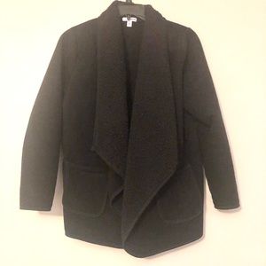 Sonoma Sherpa lined poly fleece cardigan